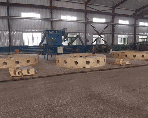 熱風(fēng)爐燃燒器組合磚，紅柱石磚